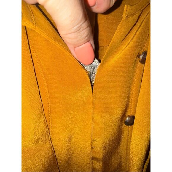 Silk Marc Jacob’s Mustard Blouse *note - Picture 16 of 16